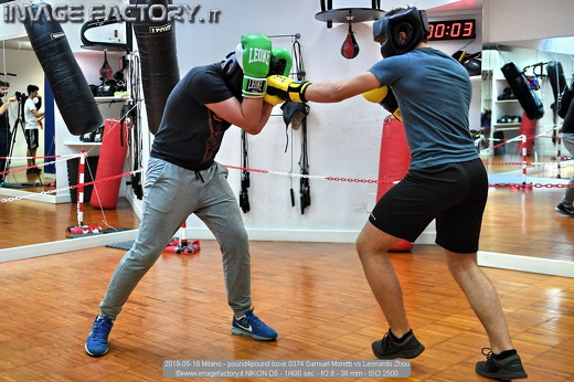 2019-05-16 Milano - pound4pound boxe 0374 Samuel Moretti vs Leonardo Zhou